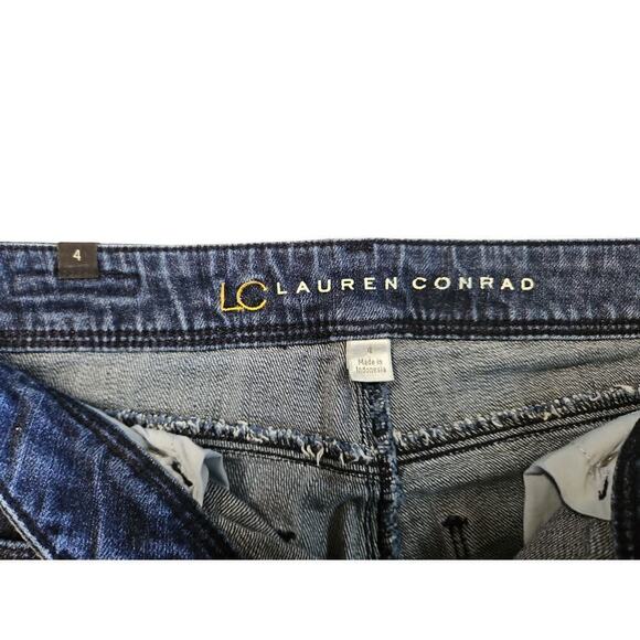 Lauren Conrad Straight Leg Denim Jeans Sz 4 - Picture 3 of 9